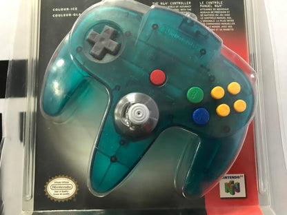 CONTROLLER ICE BLUE NINTENDO (N64) (usagé)