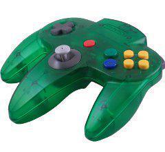 CONTROLLER JUNGLE GREEN NINTENDO - NEW JOYSTICK (N64) (usagé)