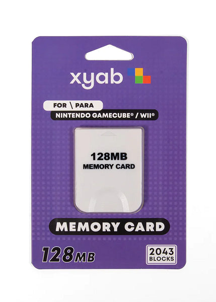 MEMORY CARD 128MB / 2043 BLOCKS XYAB (GAMECUBE) (usagé)