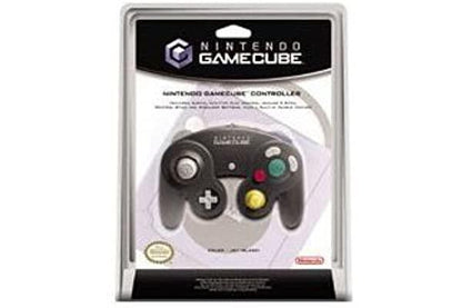 CONTROLLER BLACK NINTENDO (BRAND NEW / SEALED) (GAMECUBE) (usagé)