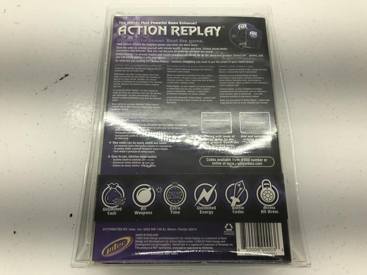 ACTION REPLAY (BRAND NEW / SEALED) (GAMECUBE) (usagé)