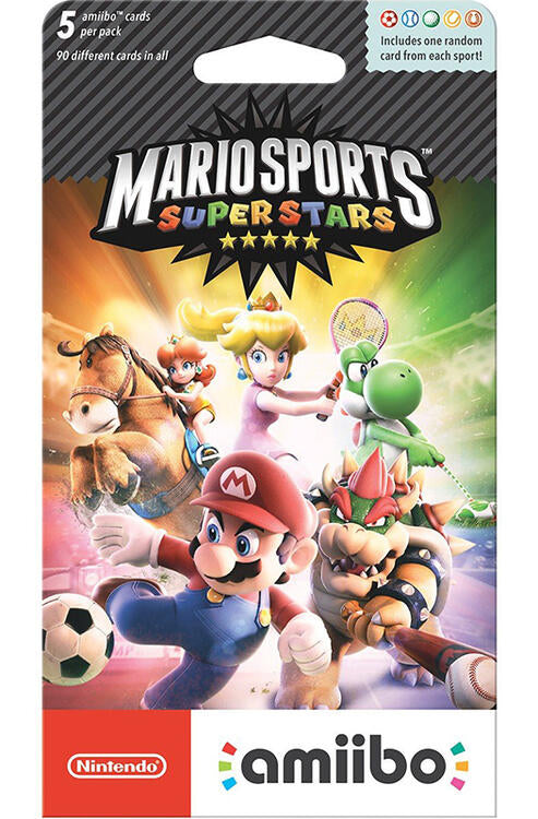 MARIO SPORTS SUPERTARS AMIIBO CARDS (5 PACK)