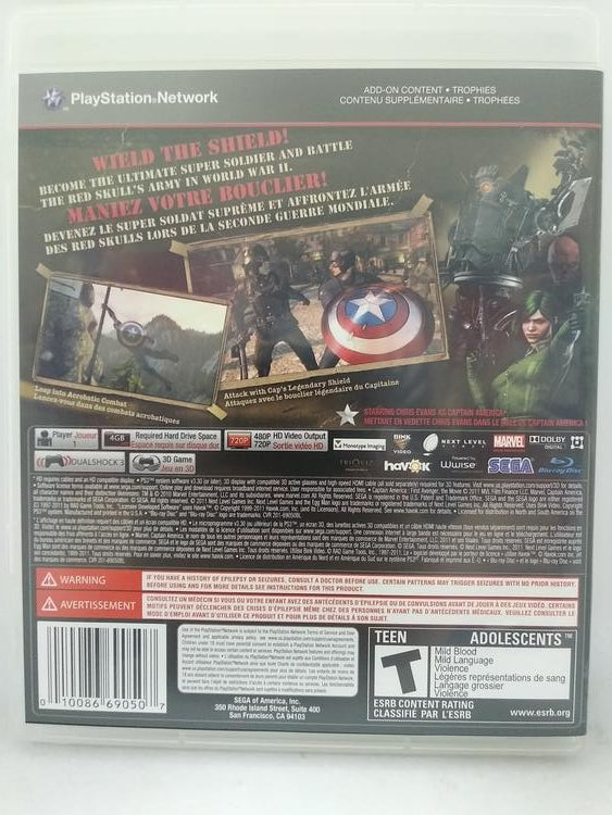 CAPTAIN AMERICA SUPER SOLDIER (COMPLETE IN BOX) (usagé)