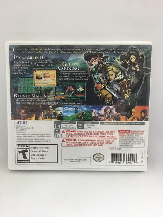 ETRIAN ODYSSEY 2 UNTOLD THE FARNIR KNIGHT (WITH BOX) (usagé)