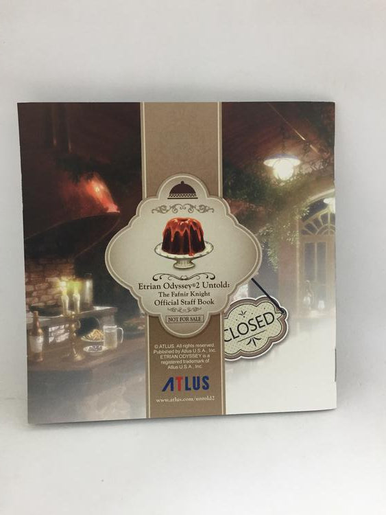 ETRIAN ODYSSEY 2 UNTOLD THE FARNIR KNIGHT (WITH BOX) (usagé)