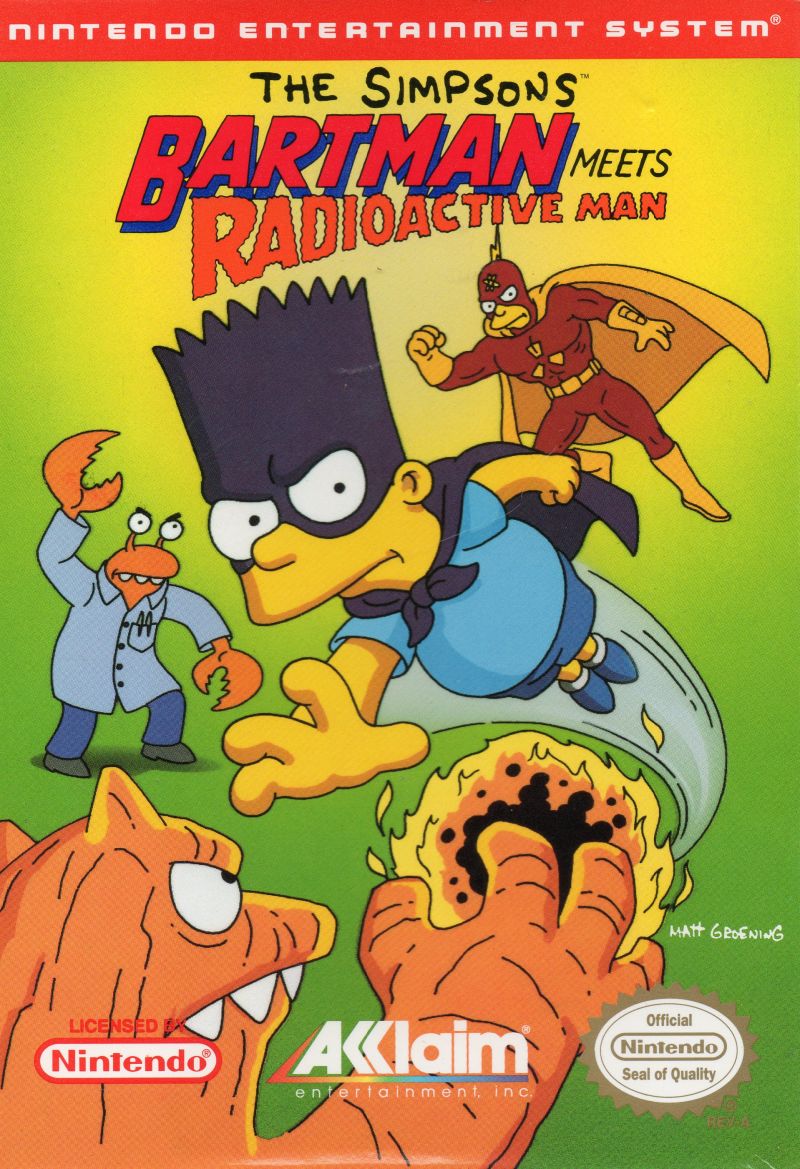 THE SIMPSONS BARTMAN MEETS RADIOACTIVE MAN (usagé)