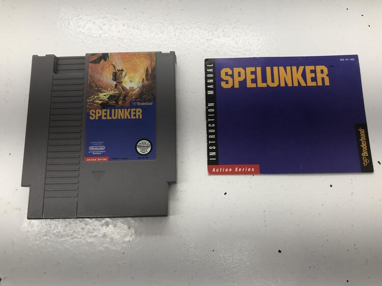SPELUNKER (WITH MANUAL)