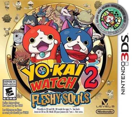 YO-KAI WATCH 2 FLESHY SOULS W/ MEDAL (WITH BOX) (usagé)