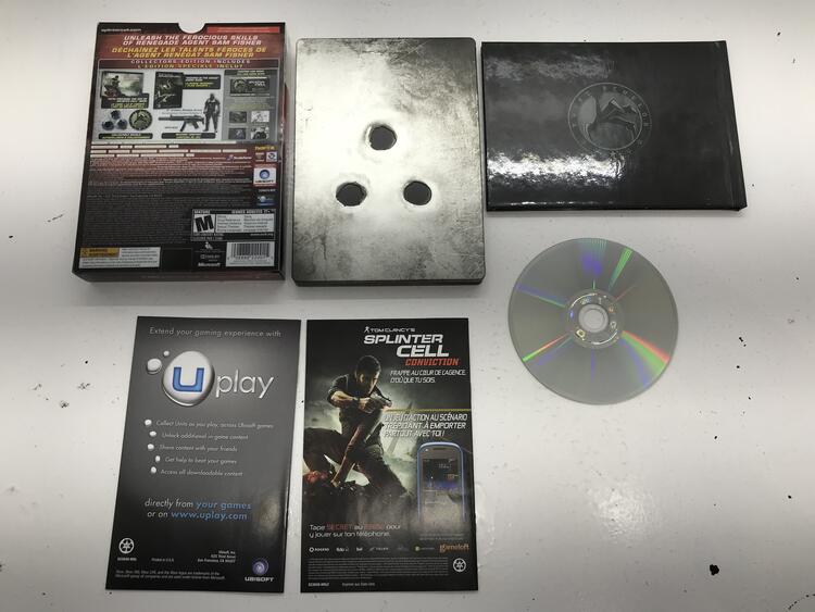TOM CLANCY'S SPLINTER CELL CONVICTION COLLECTOR'S EDITION (WITH BOX / NO STOCKER AND BD) (usagé)