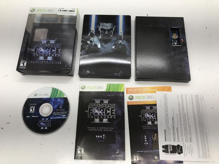 STAR WARS THE FORCE UNLEASHED II COLLECTORS EDITION (COMPLETE IN BOX)