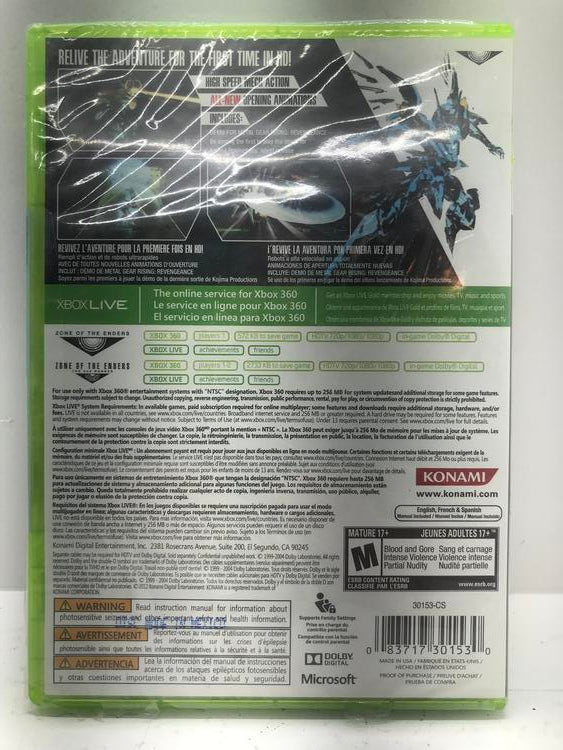 ZONE OF THE ENDERS HD COLLECTION (BRAND NEW / SEALED) (usagé)