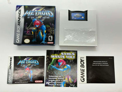 METROID FUSION (COMPLETE IN BOX) (usagé)