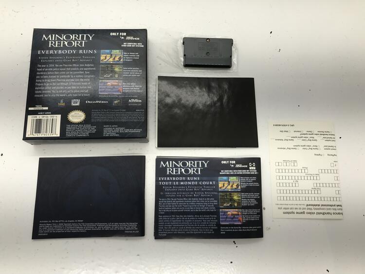 MINORITY REPORT (COMPLETE IN BOX)