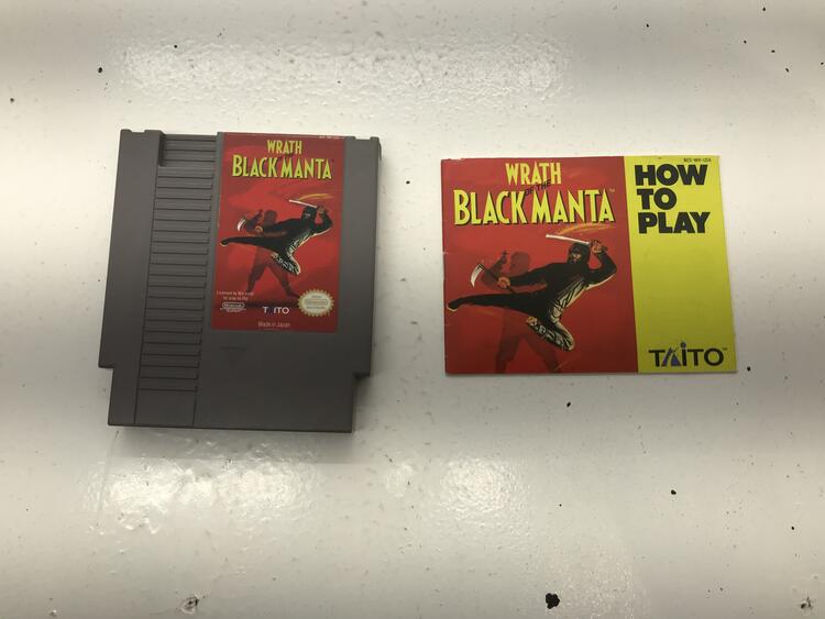 WRATH OF THE BLACK MANTA (WITH MANUAL)