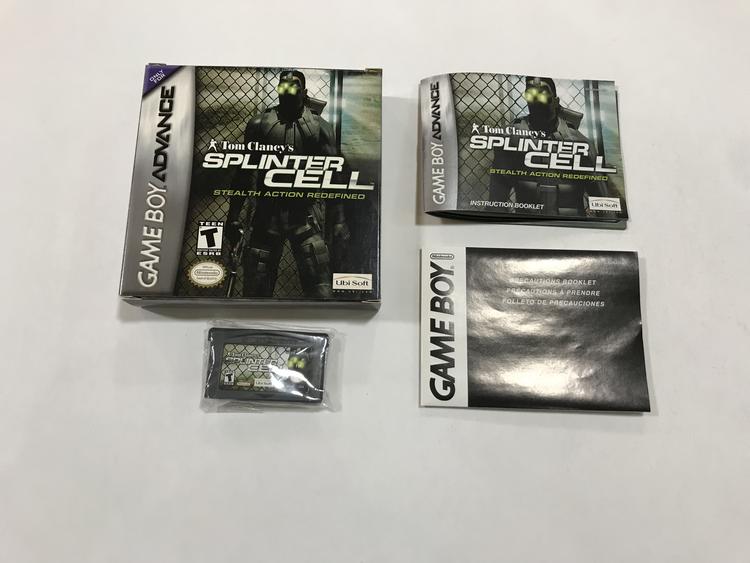 TOM CLANCY'S SPLINTER CELL (COMPLETE IN BOX) (usagé)