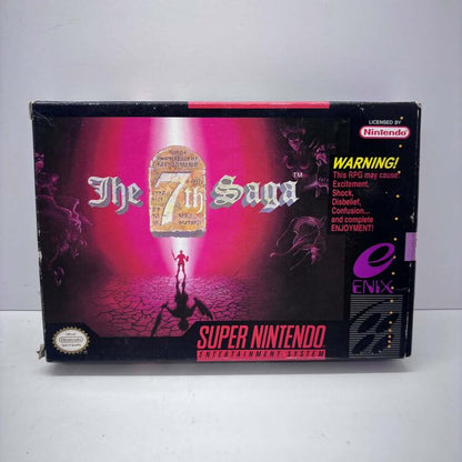 THE 7TH SAGA (COMPLETE IN BOX W/ MAP)