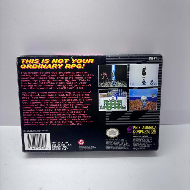 THE 7TH SAGA (COMPLETE IN BOX W/ MAP) (usagé)