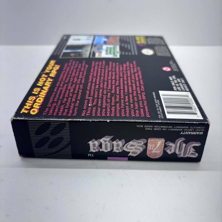 THE 7TH SAGA (COMPLETE IN BOX W/ MAP) (usagé)
