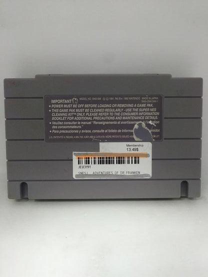 ADVENTURES OF DR FRANKEN (usagé)