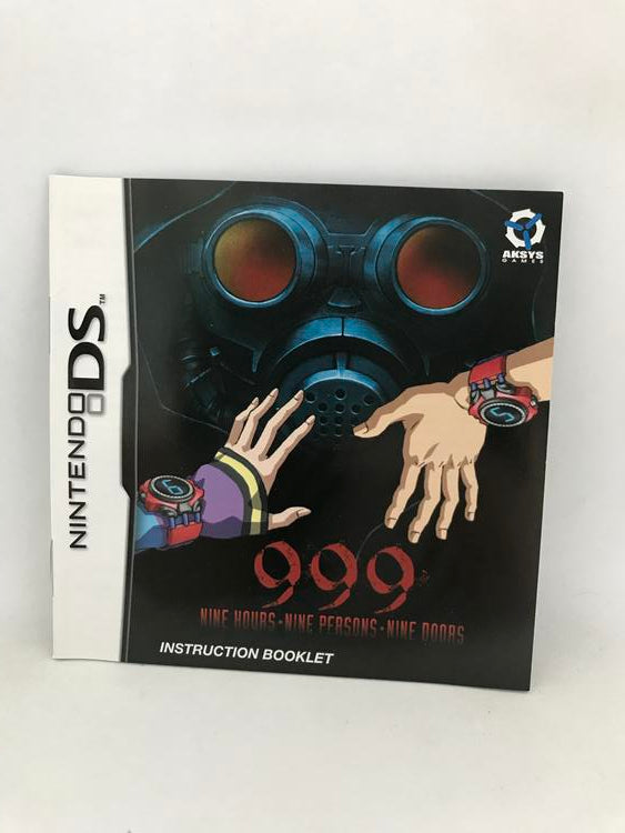 999 9 HOURS 9 PEOPLE 9 DOORS (COMPLETE IN BOX) (usagé)