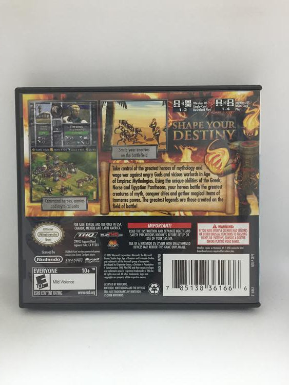 AGE OF EMPIRES MYTHOLOGIES (COMPLETE IN BOX) (usagé)