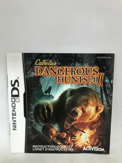 CABELAS DANGEROUS HUNTS 2011 (COMPLETE IN BOX) (usagé)