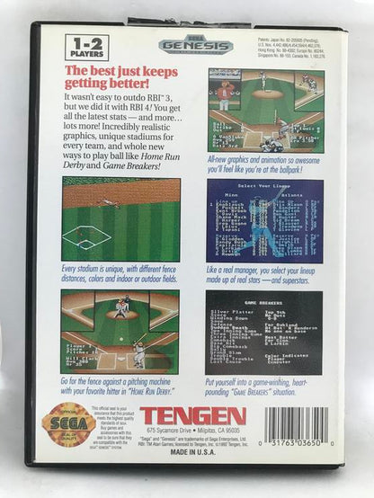 RBI BASEBALL 4 (COMPLETE IN BOX) (usagé)