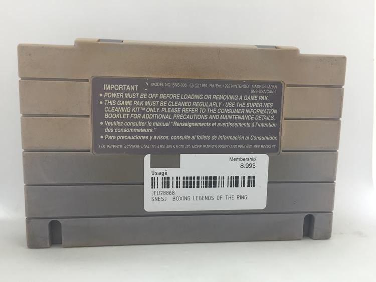 BOXING LEGENDS OF THE RING (usagé)