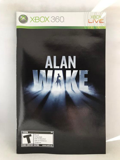 ALAN WAKE LIMITED COLLECTOR'S EDITION (COMPLETE IN BOX) (usagé)