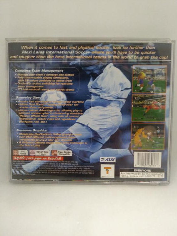ALEXI LALAS INTERNATIONAL SOCCER (COMPLETE IN BOX) (usagé)