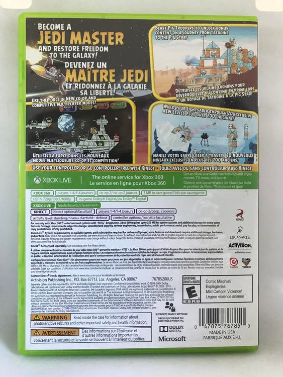 ANGRY BIRDS STAR WARS (WITH BOX) (usagé)