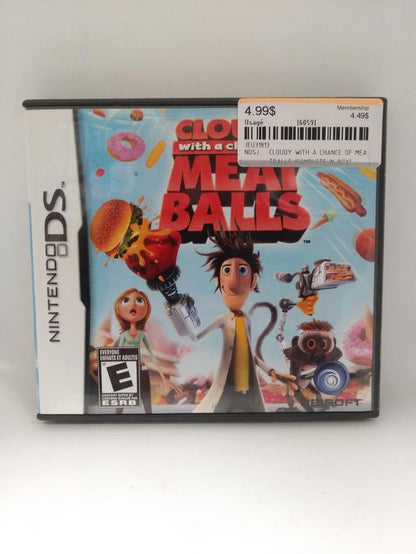 CLOUDY WITH A CHANCE OF MEATBALLS (COMPLETE IN BOX) (usagé)