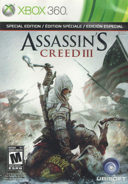 ASSASSIN'S CREED III SPECIAL EDITION (COMPLETE IN BOX) (usagé)