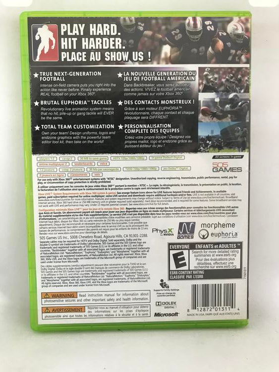 BACKBREAKER FOOTBALL (COMPLETE IN BOX) (usagé)