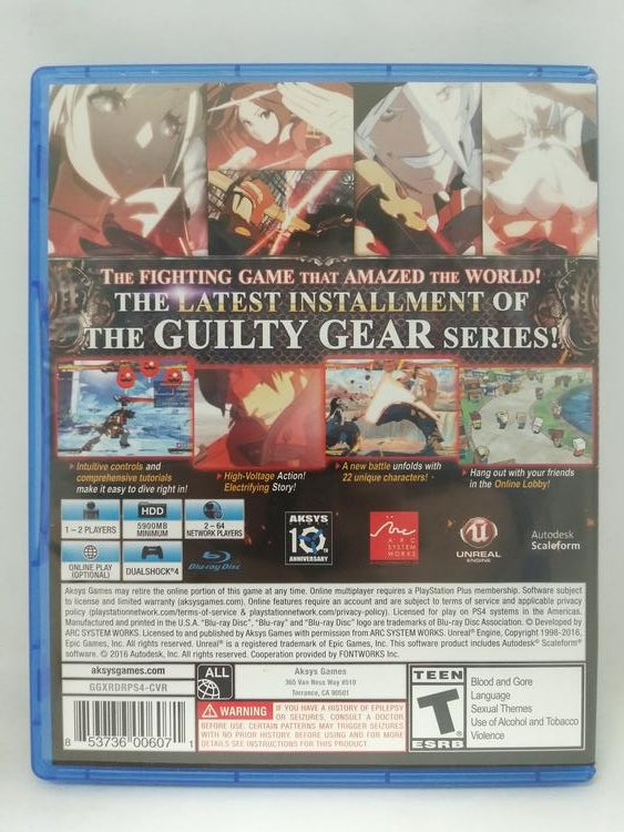 GUILTY GEAR XRD REVELATOR (usagé)