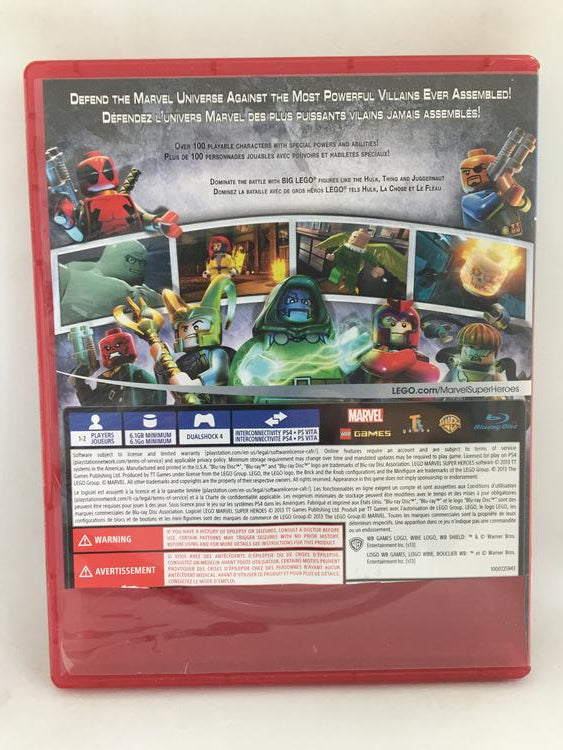 LEGO MARVEL SUPER HEROES PLAYSTATION HITS (usagé)