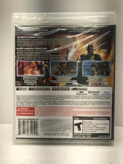 INFAMOUS 2 (BRAND NEW / SEALED)
