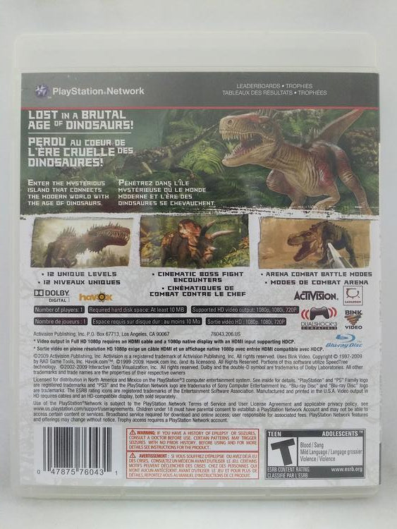 JURASSIC THE HUNTED (COMPLETE IN BOX)