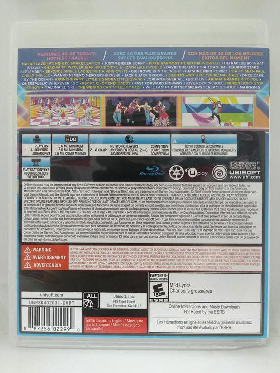 JUST DANCE 2017 (WITH BOX)