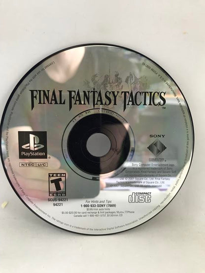 FINAL FANTASY TACTICS GREATEST HITS (COMPLETE IN BOX)