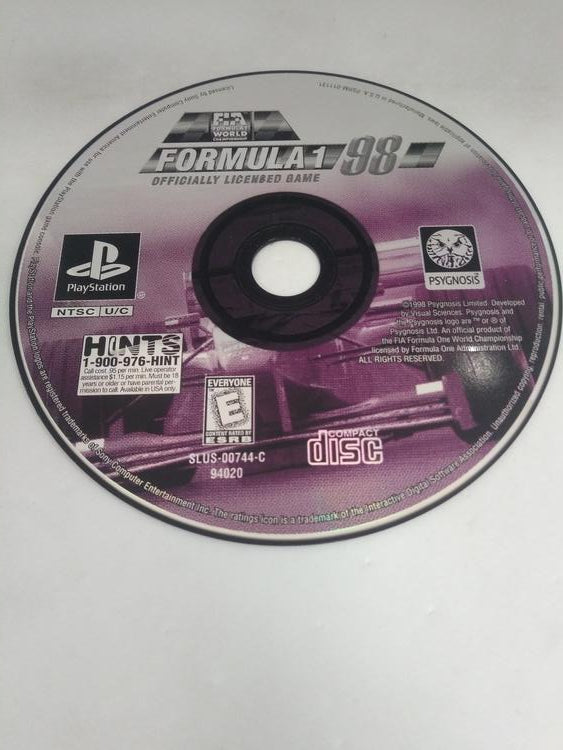 FORMULA 1 98 (COMPLETE IN BOX)