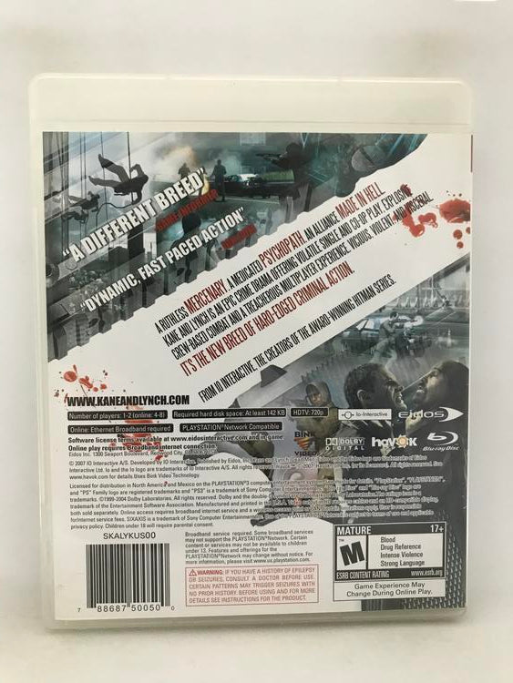 KANE & LYNCH DEAD MEN (COMPLETE IN BOX) (usagé)