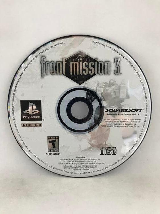 FRONT MISSION 3 (COMPLETE IN BOX) (usagé)