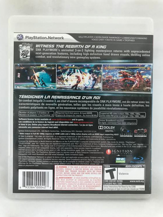 KING OF FIGHTERS XII (COMPLETE IN BOX)