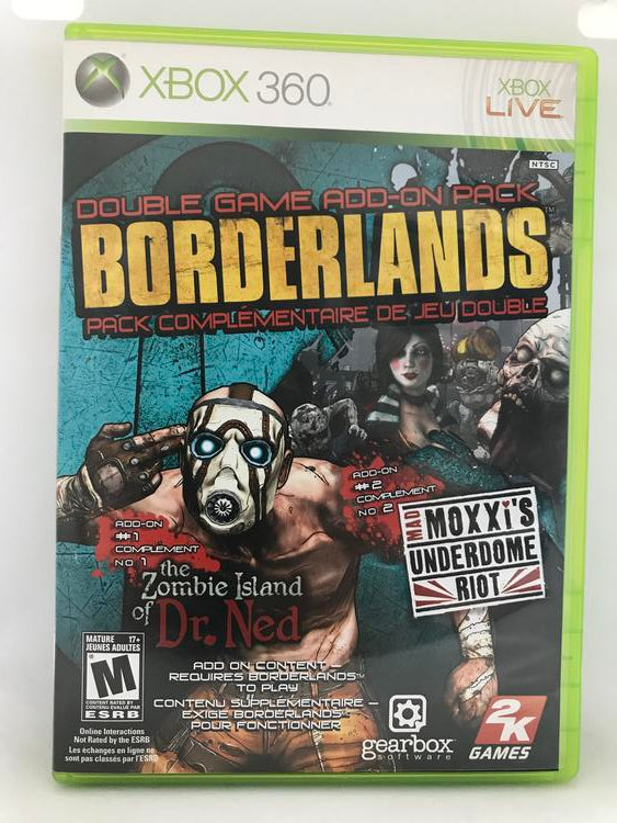 BORDERLANDS DOUBLE GAME ADD-ON PACK (COMPLETE IN BOX)