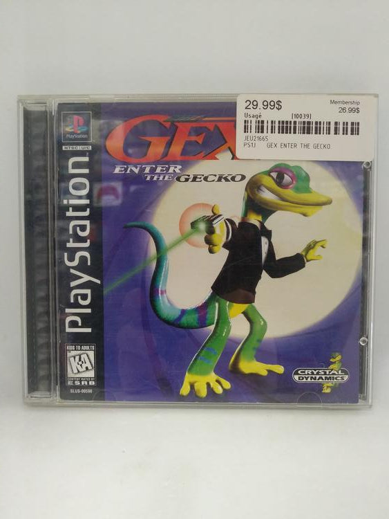 GEX ENTER THE GECKO (COMPLETE IN BOX) (usagé)