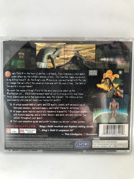 KING'S FIELD II (COMPLETE IN BOX)
