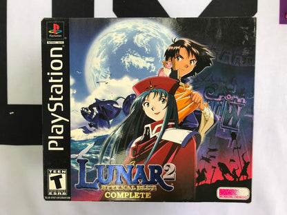 LUNAR 2 ETERNAL BLUE COMPLETE WITH THE OFFICIAL STRATEGY GUIDE (COMPLETE IN BOX)