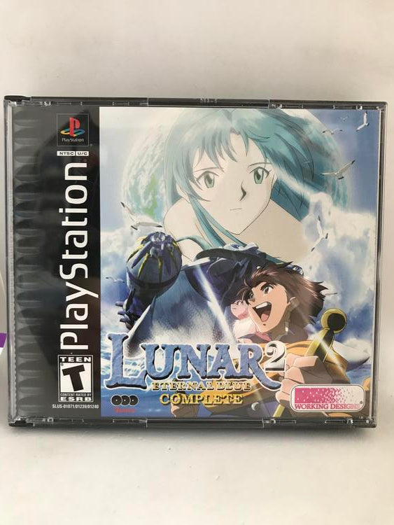 LUNAR 2 ETERNAL BLUE COMPLETE WITH THE OFFICIAL STRATEGY GUIDE (COMPLETE IN BOX) (usagé)