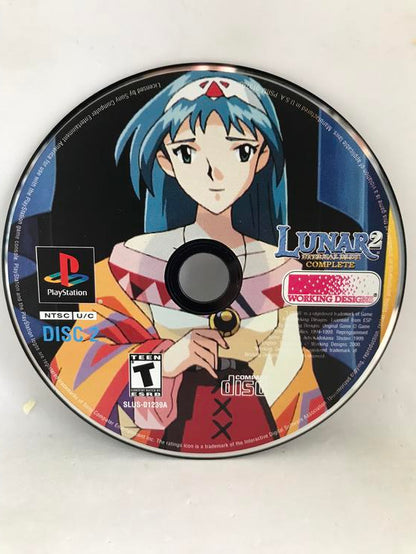 LUNAR 2 ETERNAL BLUE COMPLETE WITH THE OFFICIAL STRATEGY GUIDE (COMPLETE IN BOX)